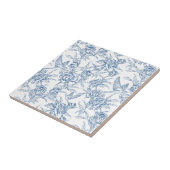 Blue French Toile タイル (側面)