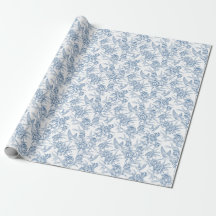 Blue French Toile