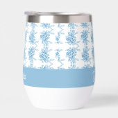 Blue French Toile Floral Pattern Name (右面)