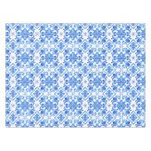 Blue French Toile Pattern テーブルクロス (正面(横))