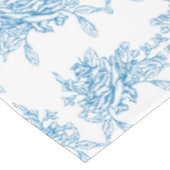 Blue French Toile Pattern テーブルクロス (アングル)
