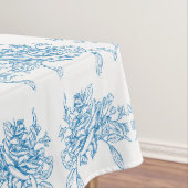 Blue French Toile Pattern テーブルクロス (インサイチュ)