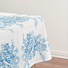 Blue French Toile Pattern テーブルクロス