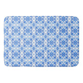 Blue French Toile Pattern バスマット (正面)