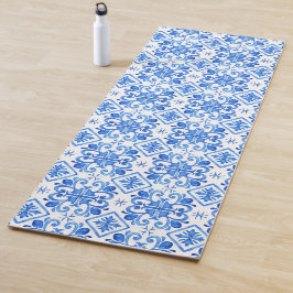 Blue French Toile Pattern ヨガマット