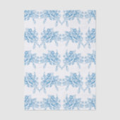 Blue French Toile Pattern 薄葉紙 (正面)