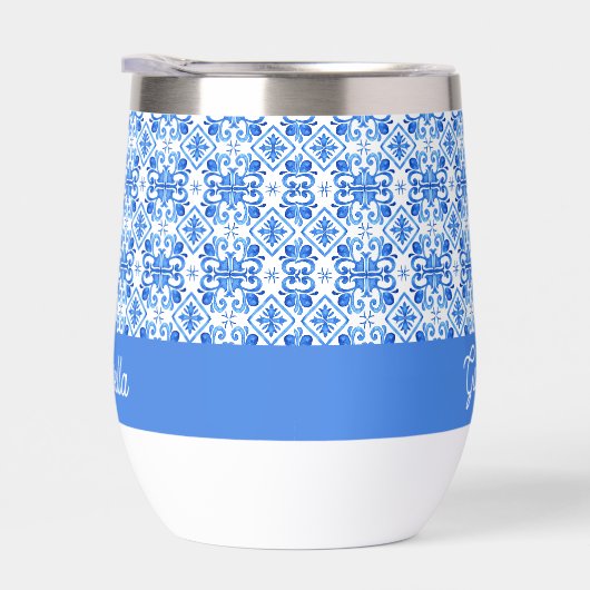 Blue French Toile Pattern Name (右面)