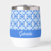 Blue French Toile Pattern Name (正面)