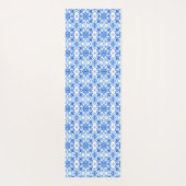 Blue French Toile Pattern Name ヨガマット (裏面)