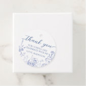 Blue French Vintage Victorian  フェイバータグ (インサイチュ)