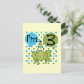 Blue Frog誕生日Tシャツとギフト ポストカード (スタンド正面)