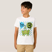 Blue Frog誕生日Tシャツとギフト Tシャツ (正面フル)
