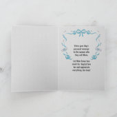 Blue From the Dog Mother's Day カード (内部)