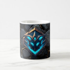 Blue Frost Rune Emblem コーヒーマグカップ