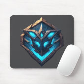 Blue Frost Rune Emblem マウスパッド (マウス)