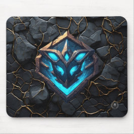 Blue Frost Rune Emblem マウスパッド