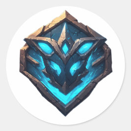 Blue Frost Rune Emblem ラウンドシール