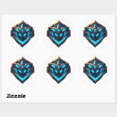 Blue Frost Rune Emblem ラウンドシール (シート)