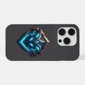 Blue Frost Rune Emblem iPhoneケース (裏面横)
