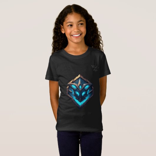 Blue Frost Rune Emblem Tシャツ (正面フル)