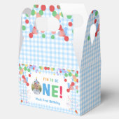 Blue Fun to Be One Photo First Birthday フェイバーボックス (オープン)