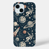 Blue Galaxy Adventure Case-Mate iPhoneケース (裏面)