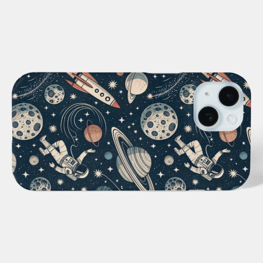 Blue Galaxy Adventure Case-Mate iPhoneケース (裏面 (横))