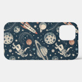Blue Galaxy Adventure Case-Mate iPhoneケース (裏面 (横))