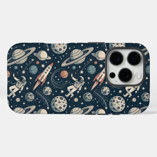 Blue Galaxy Adventure Case-Mate iPhoneケース (裏面 (横))