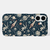 Blue Galaxy Adventure Case-Mate iPhoneケース (裏面 (横))