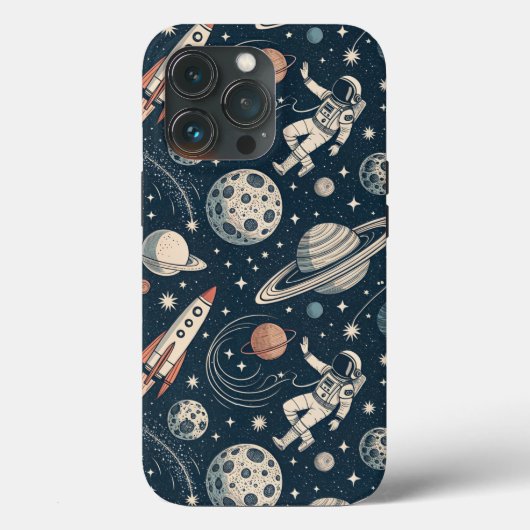 Blue Galaxy Adventure Case-Mate iPhoneケース (裏面)