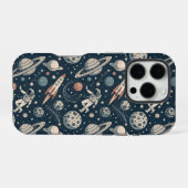 Blue Galaxy Adventure iPhoneケース (裏面横)