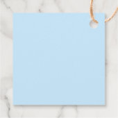 Blue Gemstone and Gold Glam 50th Birthday フェイバータグ (裏面)