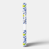 Blue Geometric Lemon Tile Case-Mate iPhoneケース (裏面 / 左)