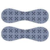 Blue Geometric Pattern Retro Style ソフトボール (パネル)