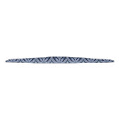 Blue Geometric Pattern Retro Style タイヘッドバンド (裏面)