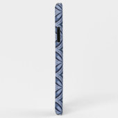 Blue Geometric Pattern Retro Style Case-Mate iPhoneケース (裏面/右)