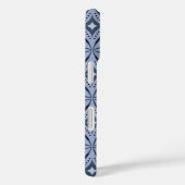 Blue Geometric Pattern Retro Style Case-Mate iPhoneケース (裏面 / 右)