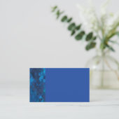 Blue Geometric Prism名刺 名刺 (スタンド正面)