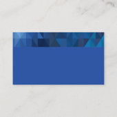 Blue Geometric Prism名刺 名刺 (裏面)
