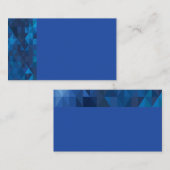 Blue Geometric Prism名刺 名刺 (正面/裏面)