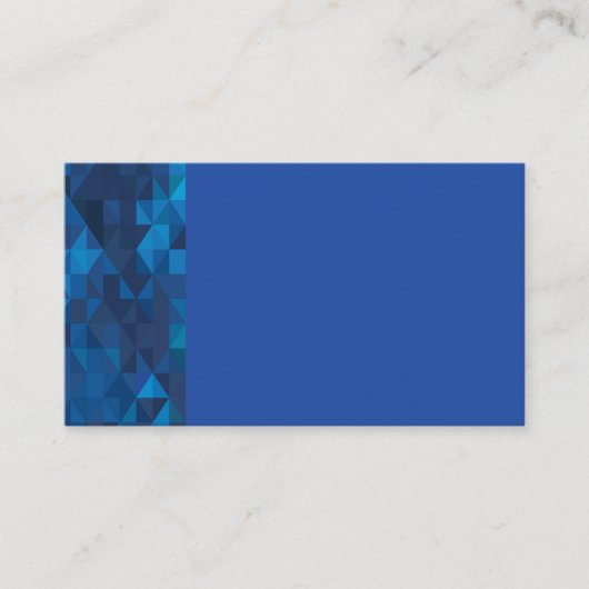 Blue Geometric Prism名刺 名刺 (正面)