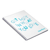 Blue Get 失った In What You Love Notebook ノートブック (右側)