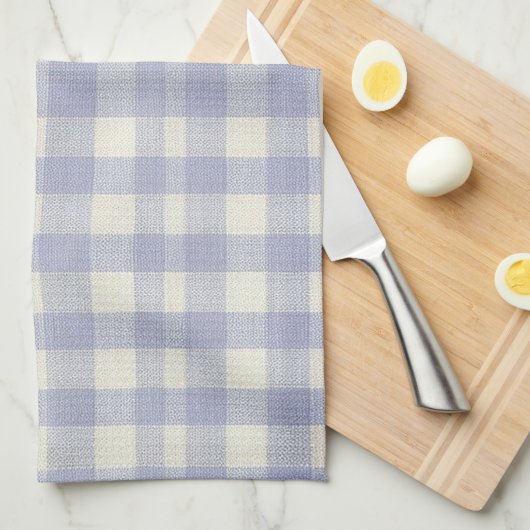 Blue Gingham kitchen towel キッチンタオル (四つ折り)