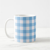 Blue Gingham Pattern コーヒーマグカップ (左)