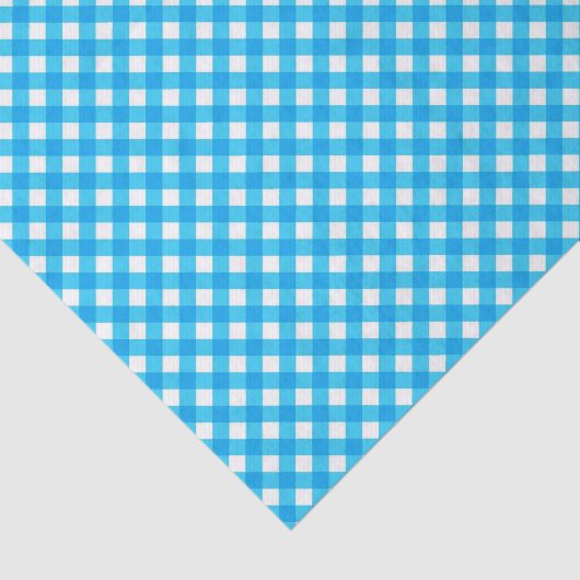 Blue Gingham Pattern 薄葉紙 (詳細)
