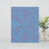 Blue Ginseng Man Scrapbook Paper 2-Sided Page (スタンド正面)