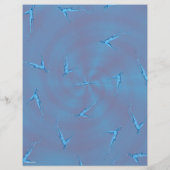 Blue Ginseng Man Scrapbook Paper 2-Sided Page (裏面)