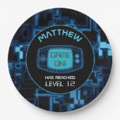 Blue Glowハンドヘルドコンソール ペーパープレート (正面)