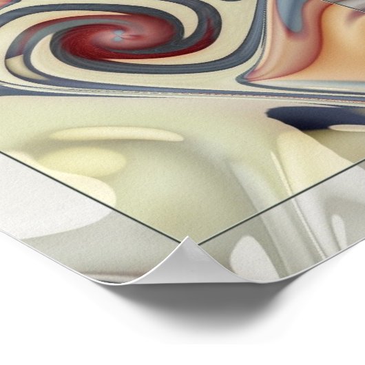 Blue Gnarly ポスター (角)